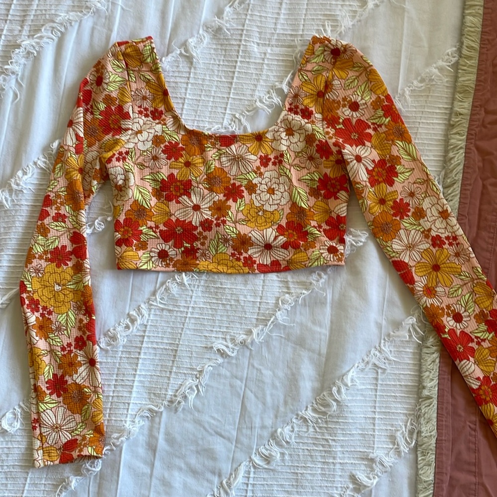 Long Sleeve Bikini Top